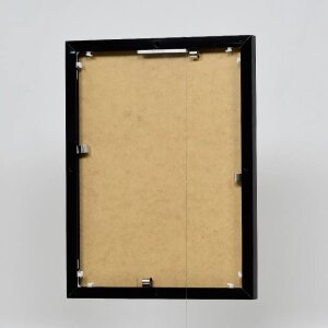 Ефектна алюмінієва фоторамка Quadro 30x40 см, чорне глянцеве акрилове скло
