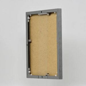 Ефектна алюмінієва фоторамка Quadro 30x40 см античне срібло акрилове скло