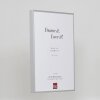 Эффектная алюминиевая фоторамка Quadro 42x59,4 см серебристое акриловое стекло