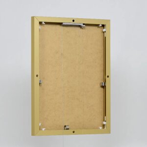 Ефектна алюмінієва фоторамка Quadro 60x90 см з золотим акриловим склом