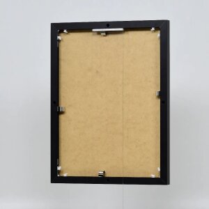 Ефектна алюмінієва фоторамка Quadro 60x90 см, чорне акрилове скло