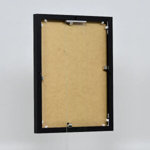 Ефектна алюмінієва фоторамка Quadro 60x90 см, чорне акрилове скло