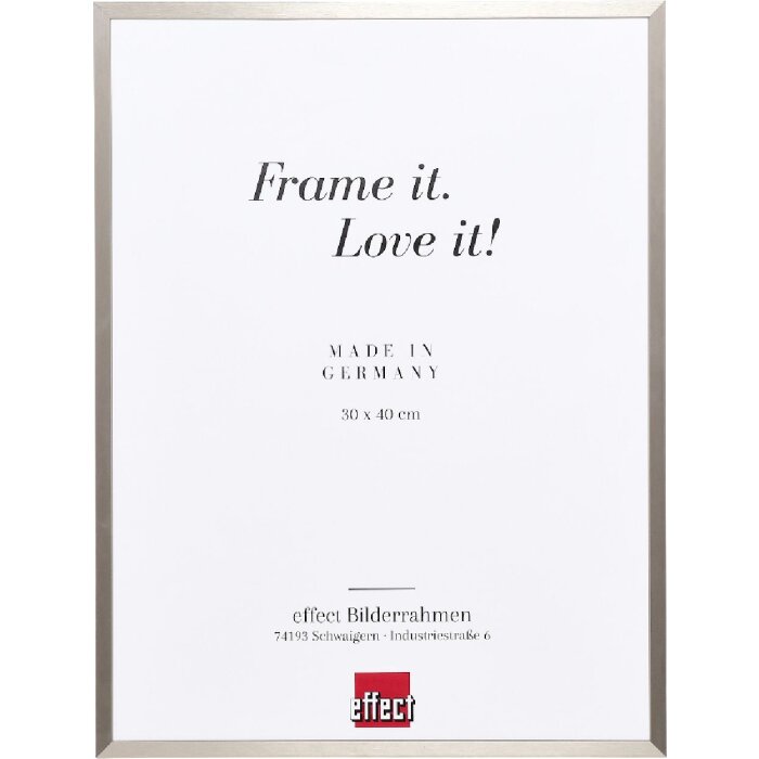 Алюмінієва рама серії 2 з акриловим склом, сірого кольору, 25x80 см