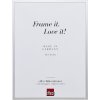Алюмінієва рамка серії 2 з акрилічного скла, срібляста, 60x60 см