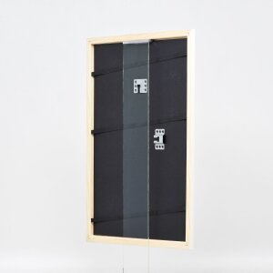Эффектная деревянная рамка профиль 32 белый 18x27 см акриловое стекло
