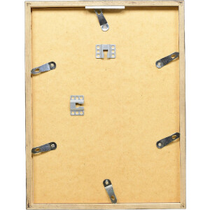 Ефектний деревяний фотофрейм з профілем 42, антрацитове акрилове скло, 60x60 см