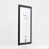 Effect Holz-Bilderrahmen Profil 43 schwarz 7x10 cm Kunstglas