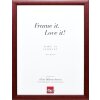 Effect Holz-Bilderrahmen Profil 43 rot 9x13 cm Kunstglas 0432-0913-07