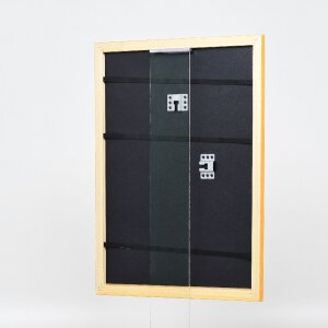 Effect Holz-Bilderrahmen Profil 43 honig 9x13 cm Kunstglas