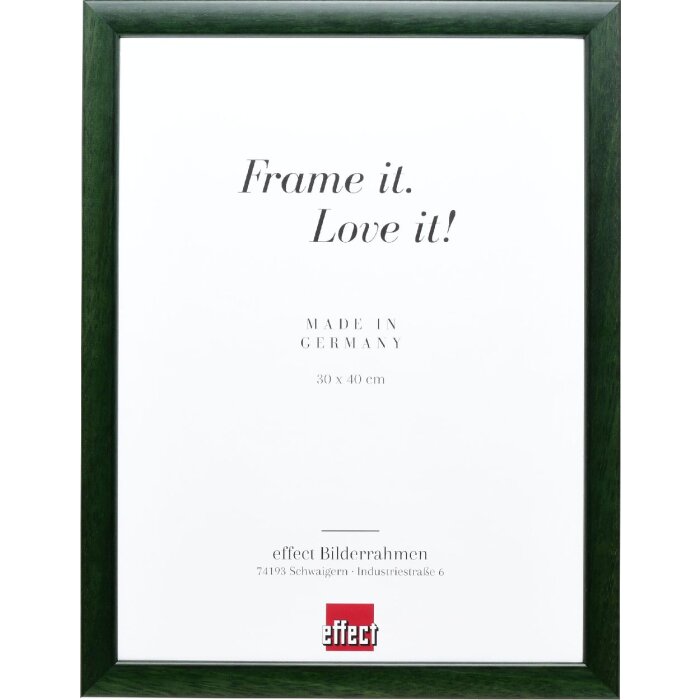 Фоторамка effect из дерева профиль 43 таннензеленый 23x70 см с защитным стеклом