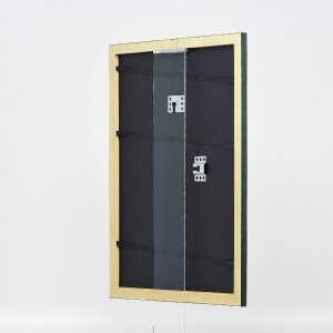 Effect Holz-Bilderrahmen Profil 43 tannengrün 35x100 cm Kunstglas