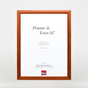Effect Holz-Bilderrahmen Profil 43 braun 35x100 cm Kunstglas