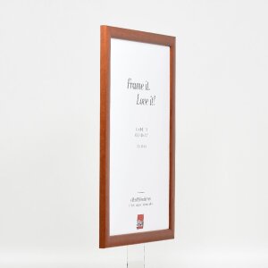 Effect Holz-Bilderrahmen Profil 43 braun 35x100 cm Kunstglas