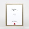 Effect Holz-Bilderrahmen Profil 43 silber 35x50 cm Kunstglas 0432-3550-01