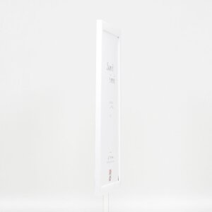 Effect Holz-Bilderrahmen Profil 43 weiß hochglanz 35x50 cm Kunstglas