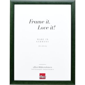 Фоторамка Effect из дерева, таннен-зеленый, 40x40 см, стекло