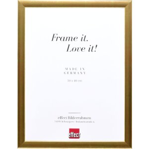 effect Holz-Bilderrahmen Profil 43 Gold 40x50 cm mit...