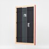 Effect Holz-Bilderrahmen Profil 43 rot hochglanz 40x50 cm