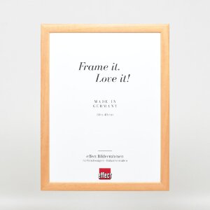 Effect Holz-Bilderrahmen Profil 43 natur 40x50 cm Kunstglas