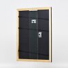Effect Holz-Bilderrahmen Profil 43 schwarz 40x60 cm Kunstglas