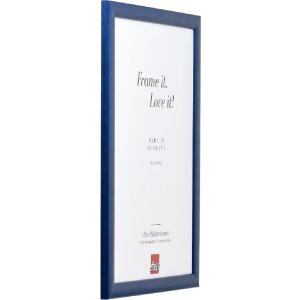 Дерев’яна рамка для зображень, профіль 43, королівський блакит, 40x60 см, скло