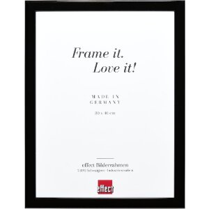 Лісовий деревяний рамка Profil 43, чорний глянсовий,...