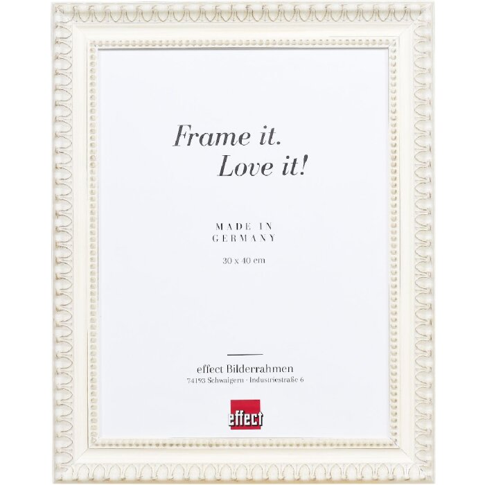 Фоторамка Effect Profil 56 деревяна 40x60 см біла з кольоровим склом