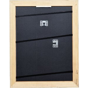 Деревяна рамка «Ефект» бароковий стиль, коричнева, 15x20 см, штучне скло