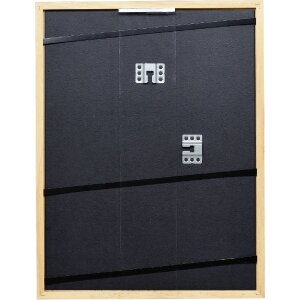 Лісовий рамок з деревяним профілем 66, антик-срібло, 7x10 см, штучне скло