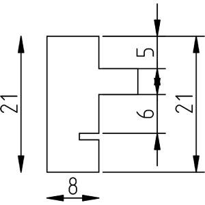 Effect Holzbilderrahmen Profil 69 белая 10,5x14,8 см