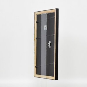 Эффектная деревянная фоторамка профиль 85 черный 21x29,7 см акриловое стекло