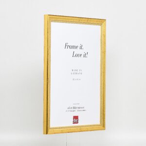 Ефектна деревяна рамка для картин Profile 85 Gold 29,7x42 см акрилове скло