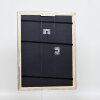 Эффектная деревянная фоторамка профиль 85 серебро 14,8x21 см акриловое стекло