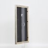 Эффектная деревянная фоторамка профиль 85 серебро 30,5x91,5 см акриловое стекло