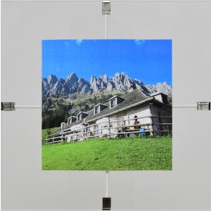Эффектная фоторамка с двойным стеклом для картин 40x50 см...