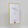 Art Effect Puzzle Frame Acrylic Glass Gold 33x66 cm Wall Hanging