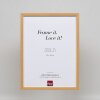 Эффектная деревянная рама профиль 35 дуб 29,7x42 см обычное стекло + разделитель