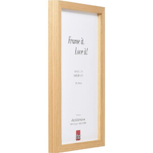 Фоторамка Effect из массива дерева профиль 54 орех 15x20 см с прозрачным стеклом