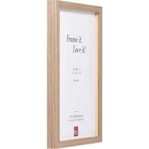 Фоторамка effect из массива дуба с отделкой ореха 40x40 см