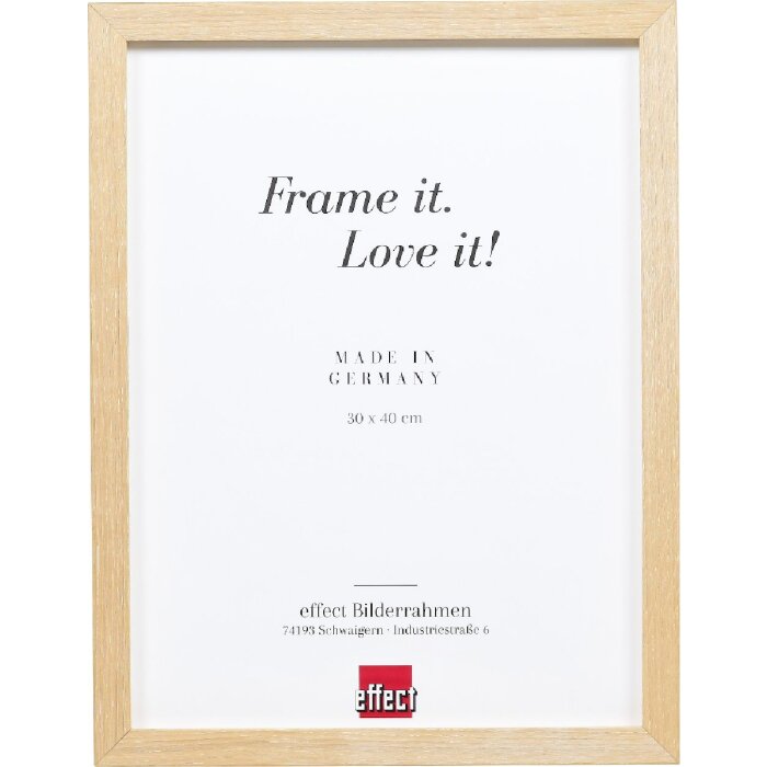 Фоторамка из массива дерева профиль 54, калифорнийская ореховая, 50x100 см