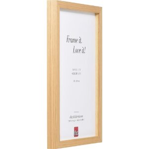 Фоторамка Effect из дерева профиль 54 орех 60x90 см с прозрачным стеклом