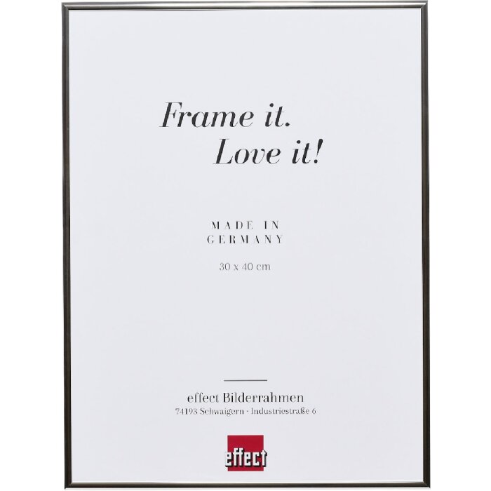 Фоторамка Effect Quadro Спираль с зеркалом, 62 x 93 см, серебристый глянец