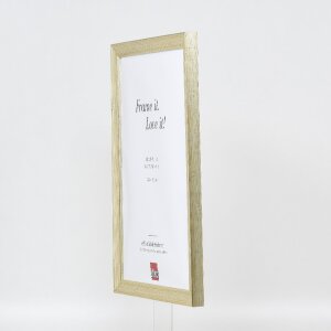 Зеркало на стену effect с деревянным профилем 41, антиксеребро, 40x50 см