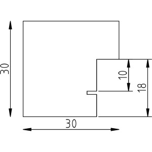 Фоторамка effect с профилем 52, венге, 50x60 см