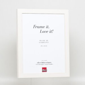 Зеркало для стены Effect профиль 55, белое, 20x28 см