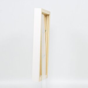 Зеркальная рамка Effect профиль 55 белый 24x30 см