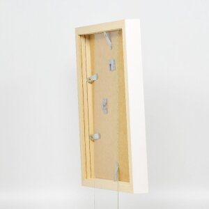 Зеркальный профиль 55, белый, 40x40 см — для стен