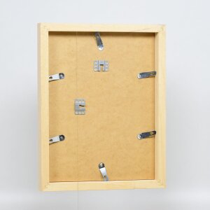 Зеркало на стіну з дерев’яним профілем 55, натуральний, 42x59,4 см