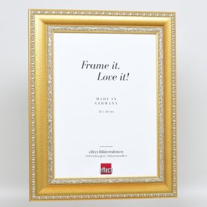 Эффект барокко фоторамка профиль 31 золото 50x60 см акриловое стекло музейное качество