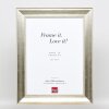 Эффектная деревянная рама профиль 95 серебро 42x59,4 см акриловое стекло музейного качества